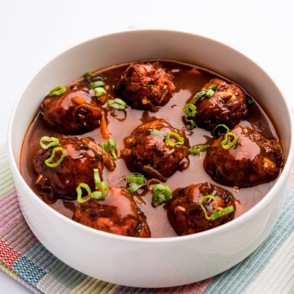 Crispy Veg Manchurian with Spring Onions at Panchalee Pure Veg JM Road Pune